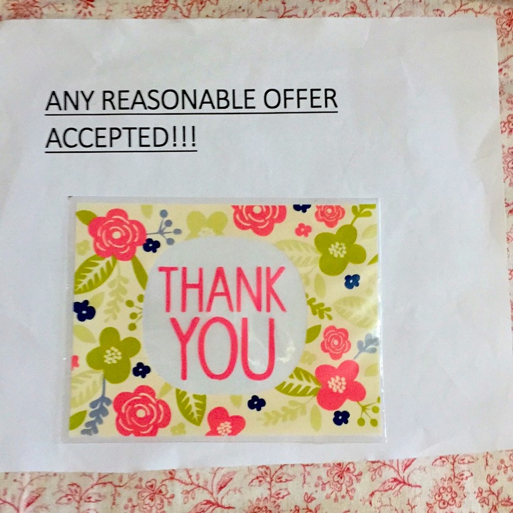 All reasonable offers accepted!